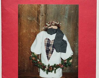 RARE Close to My Heart 15" Snowlady Doll Craft Pattern #101 UNCUT by My Backdoor Cottage