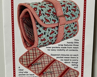 Stash & Dash Fold-over Organizer Pattern #PBA 245 By Annie LLC UNCUT Accessories, Sewing, Office, Cosmetics, Travel