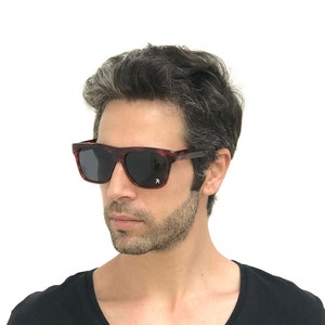 Mens sunglasses flat top deals