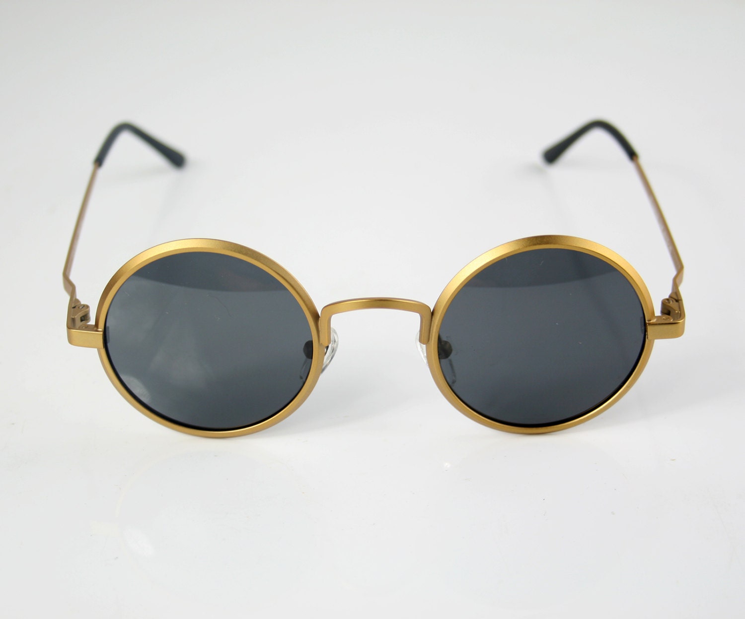 Round Sunglasses Gold Vintage Retro Unisex Steampunk Goth - Etsy