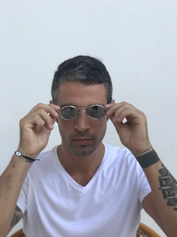 Clear oval sunglasses Clearance