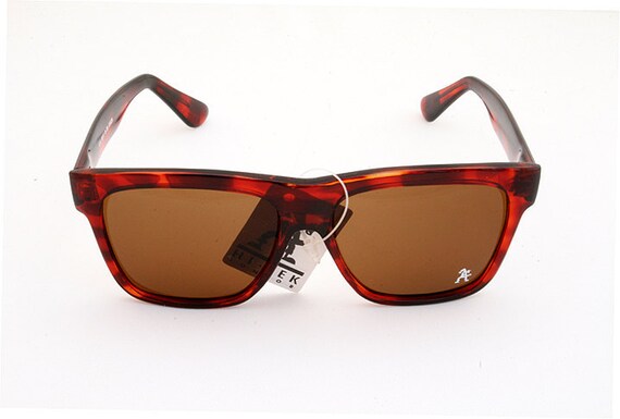 Retro 80's Rectangle Sunglasses – Classic Vintage Style, Unisex, Flexible Hinge For Comfort