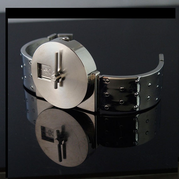futuristic wrist watch