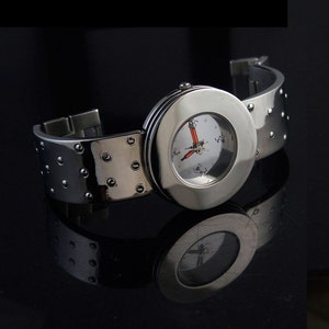 vintage unsex wrist watch Hi Tek London Alexander Cyber Goth Cyber Punk style unusual gift for him gift for her