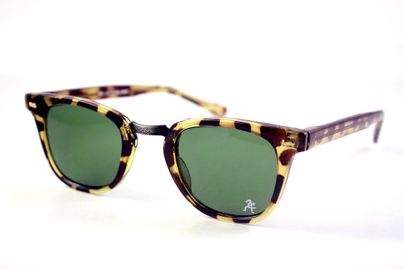 vintage rectangular square retro sunglasses plast… - image 3