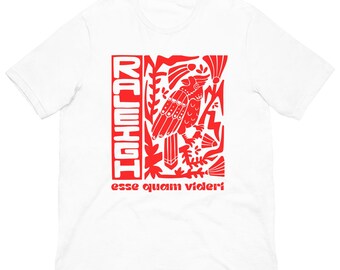 Raleigh Cardinal T-Shirt: Esse Quam Videri NC Pride Tee