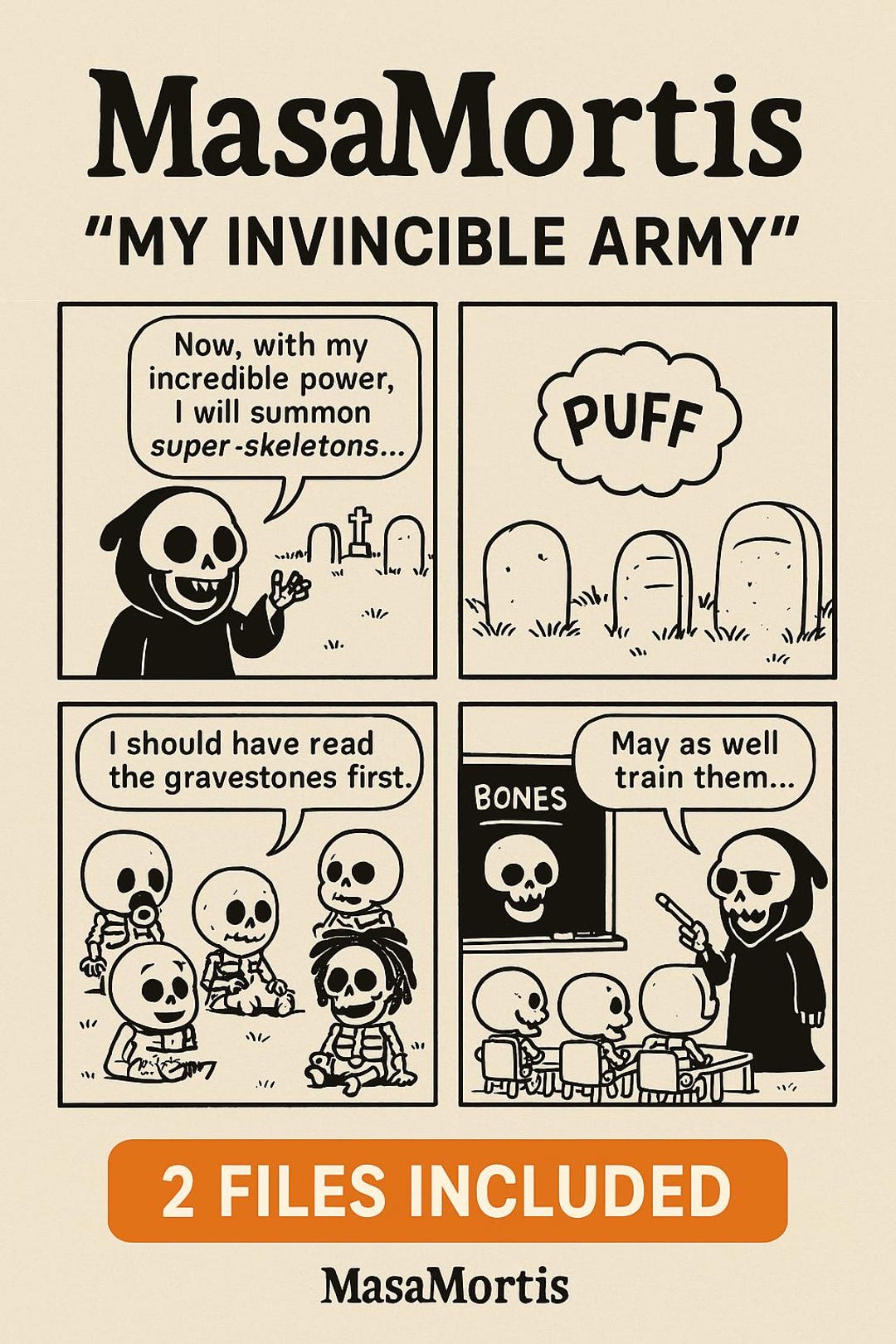 Masamortis Mini Comic – “my Invincible Army” | Printable Comic ...
