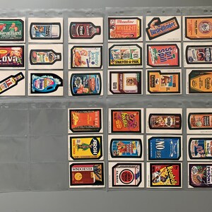 Wacky Packages Series 3 1973 Complete 30 Unchecked Puzzle Checklist with all 9 pieces of Puzzle image 2