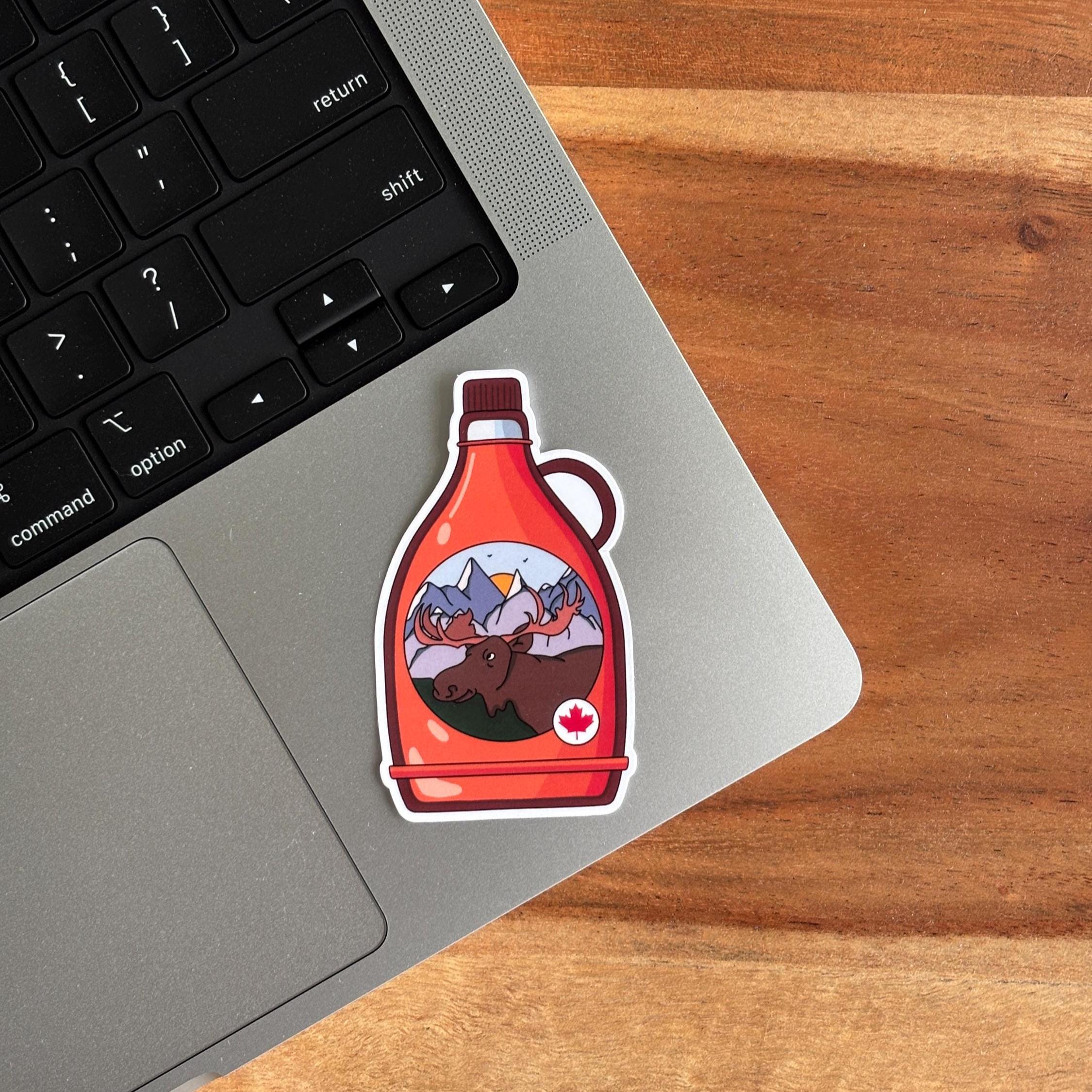 Regular Syrup Sticker Maple Syrup Sticker Vinyl Sticker: Waterproof and Scratch Protected ...