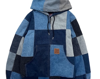 THE JOAT Denim Omarbetad Patchwork Kappa