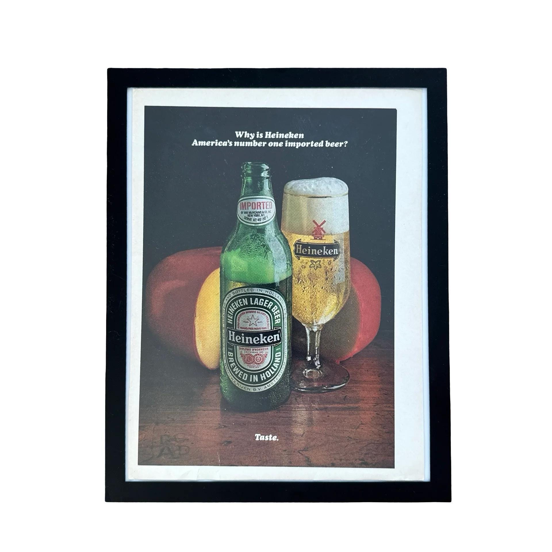 Heineken beer poster - Etsy 日本