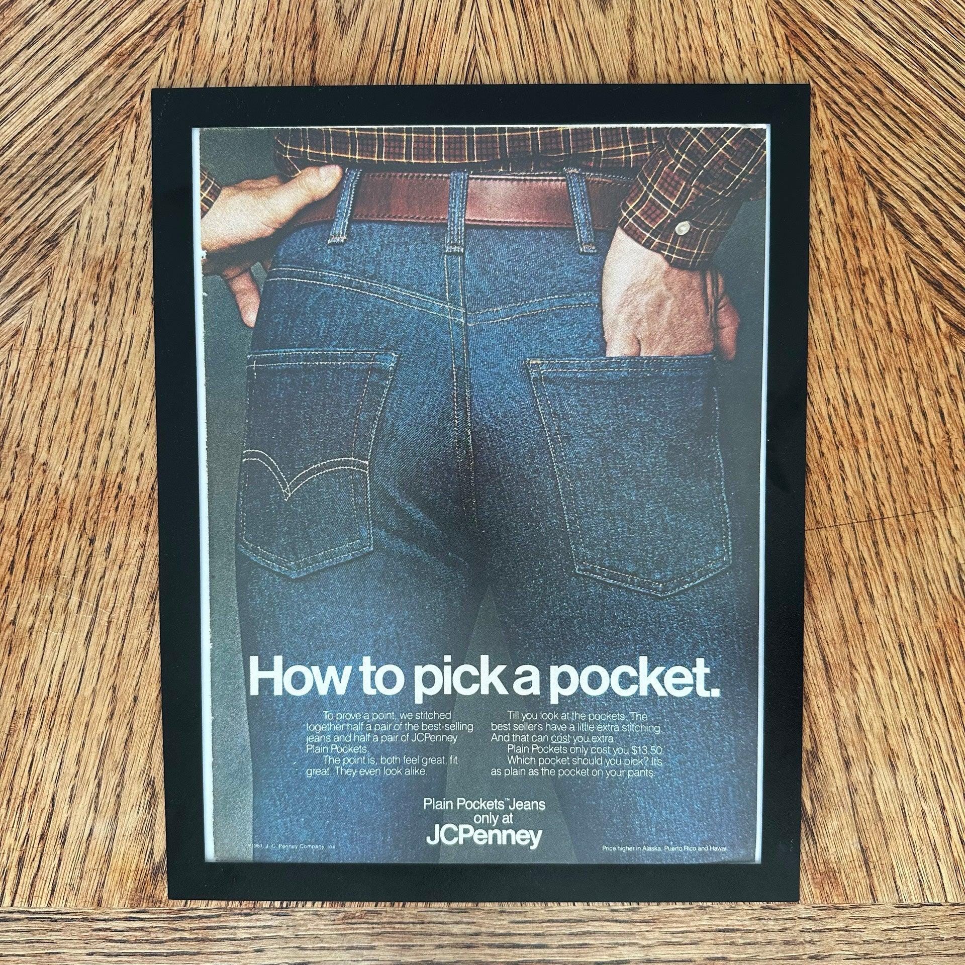 Jcpenney Plain Pockets Jeans - Etsy