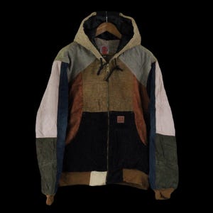 Płaszcz z przeróbką patchworkową THE CORD Corduroy