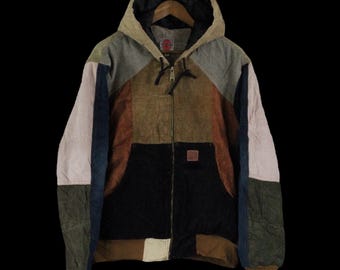THE CORD Corduroy Reworked Patchwork Coat