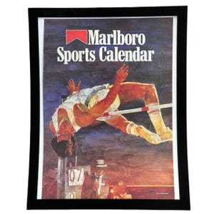 marlboro cigarette calendar thank you aunt Stacy for my advent #christmas Marlboro Ad - Etsy -