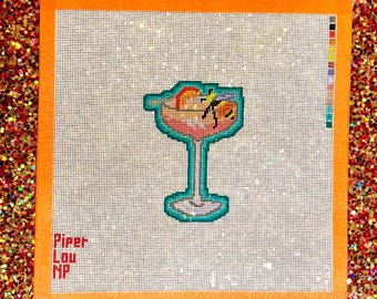 Life of a Showgirl, Honey Spritz Needlepoint Canvas