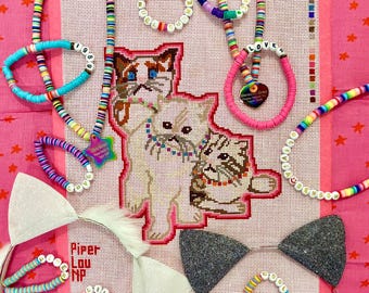 Karma Cats Swiftie Needlepoint Canvas