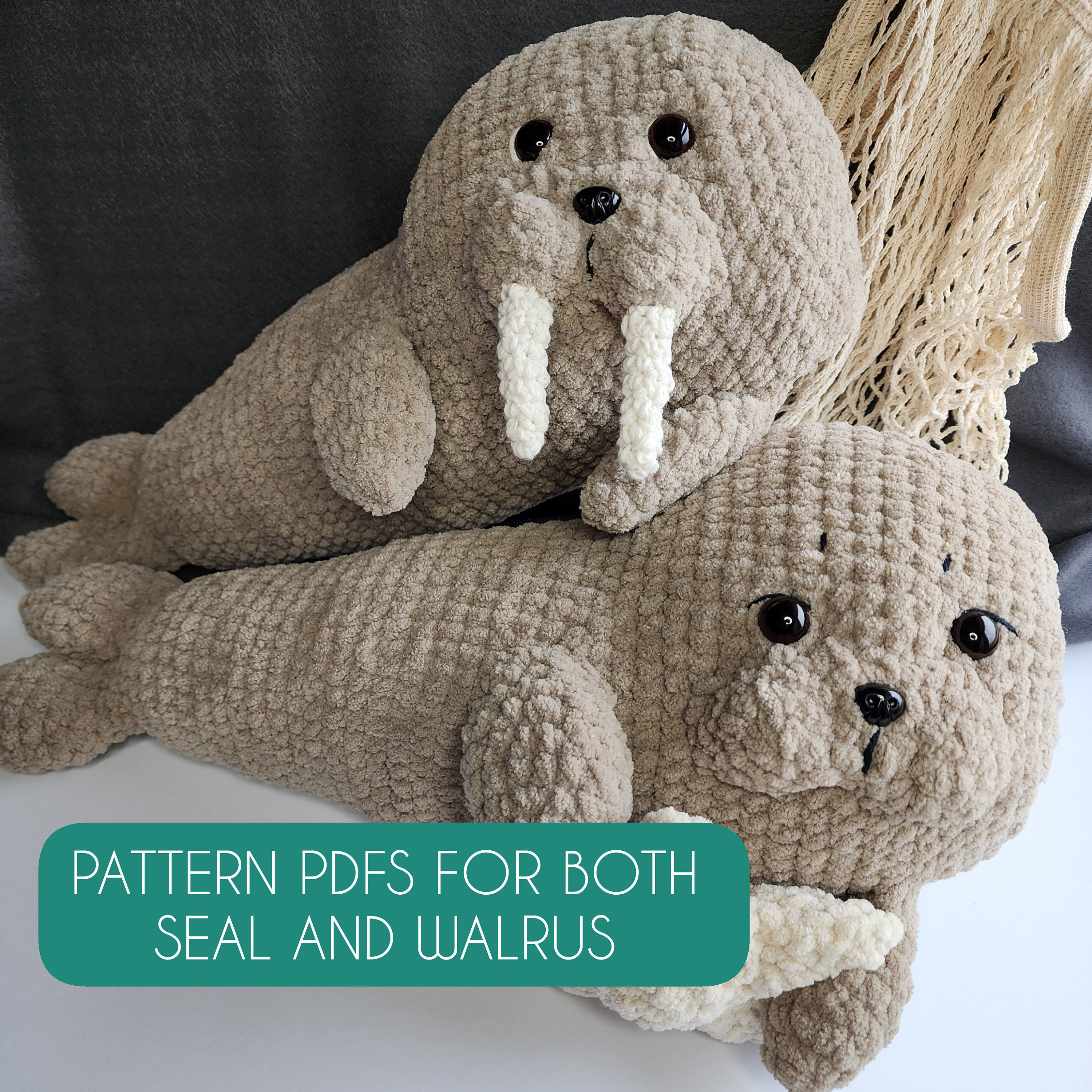 Plush Walrus Pattern