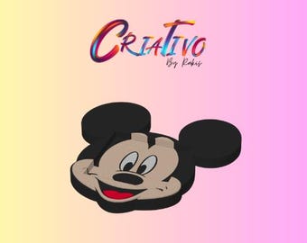 3MF Mickey Mouse Notepad File | 3D Digital Printing