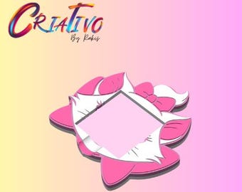 Marie Disney Inspired Notepad Block – 3MF & STL Files