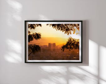 Sarajevo Sunset Photo: Bosnia Cityscape Art Print