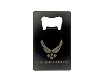 Credit Card Bottle Opener - Military Branch
