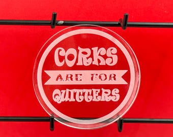 Acrylic Coasters - Wine