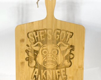 Pizza Peel - Shes Got a Knife!