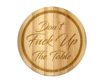 Wood Coasters - Funny