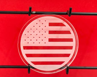 Acrylic Coasters - Flags