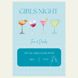 Girls Night Out Invite