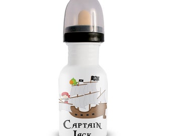 pirate water bottle etsy