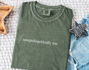 T-shirt Comfort Colors : t-shirt graphique sur l'émancipation personnelle