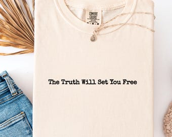 T-shirt Comfort Colors : t-shirt inspirant chercheurs de vérité