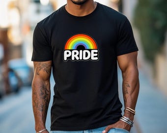 Pride Rainbow T-Shirt: Unisex LGBTQ+ Pride Month Apparel