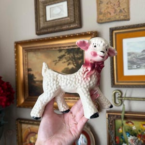 Vintage keramische plantenbak voor babylam