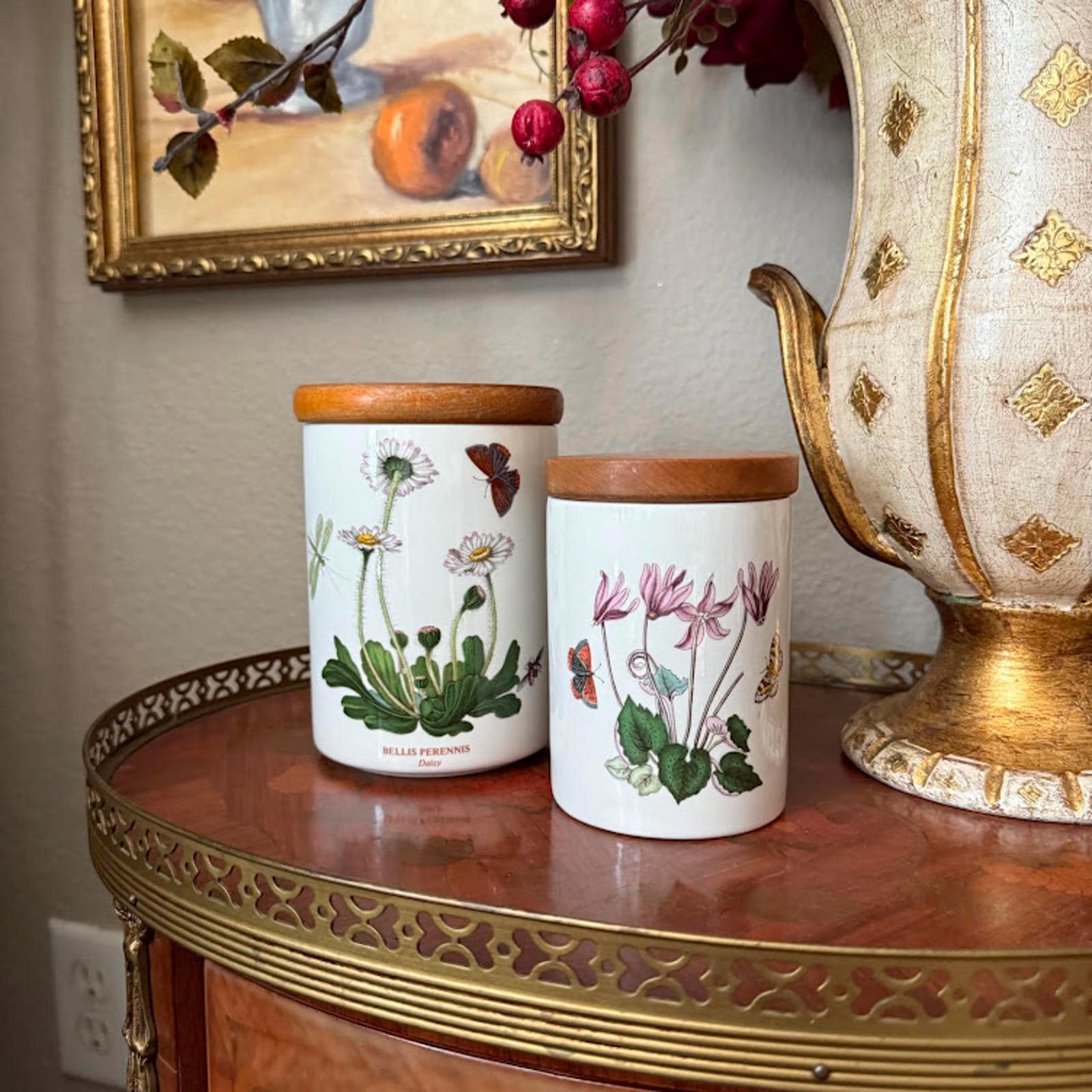 ヴィンテージ ポートメリオン ボタニカルガーデン キャニスターセット