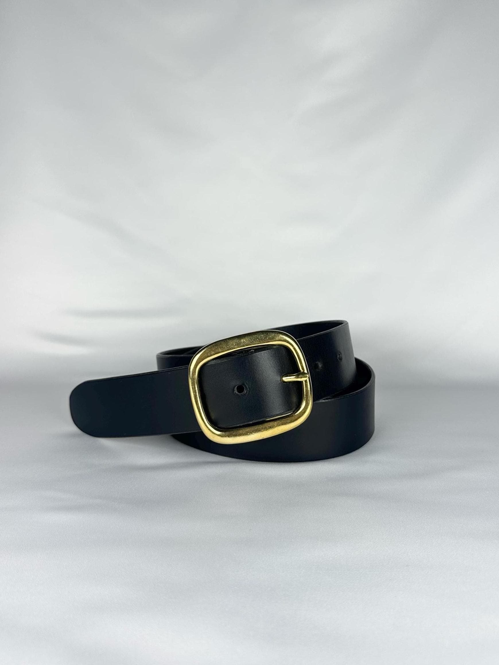 Black Leather Chain Belt equestrian preppy ivy league old money quiet luxury Preppy Horse Belt - Etsy main image 2