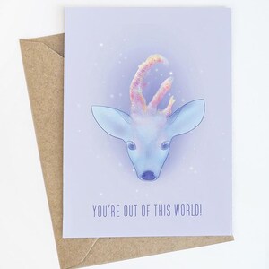 Vous êtes extraordinaire (Nebula x Deer) - Carte de voeux, carte d'encouragement et de soutien,