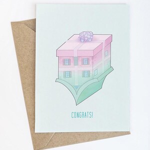 Félicitations ! - Carte de voeux de pendaison de crémaillère, carte de voeux drôle, carte de petit garçon