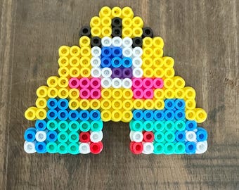Baby Bill, Perler bead art, cake topper, wall art, party favor