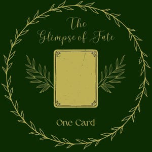Un aperçu du destin : lecture de tarot numérique à 1 carte