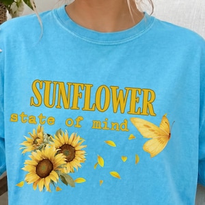 Yellow Flowers on Yellow Tshirt - Etsy