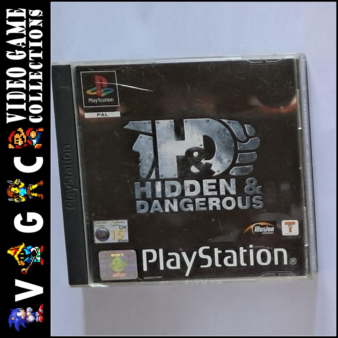 Hidden & Dangerous - PS1 - Jeu Complet En VF - État Correct
