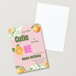 Set mit Einladungskarten zum Geburtstag