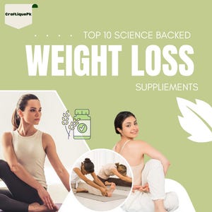 Weight Loss supplements Guide and meal replacement drink to lose belly fat with Monthly weight loss planner tracker