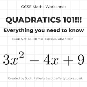 GCSE Maths Revision: Quadratics 101 | Grade 5-9