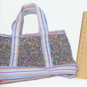 Cartera de punto azul