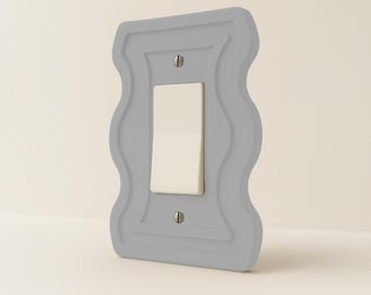 Monarch Rocker Light Switch Plate Cover | Minimalist Modern Wall Decor by One Studios