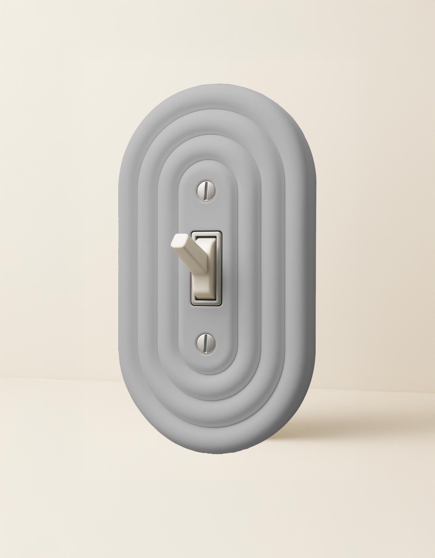 Cloud Toggle Light Switch Plate Cover | Minimalist Modern Wall Decor by One Studios